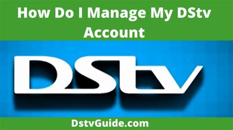 manage my dstv now account